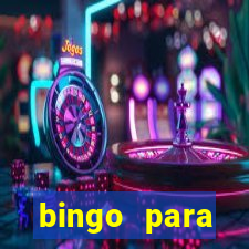 bingo para despedida de solteira para imprimir